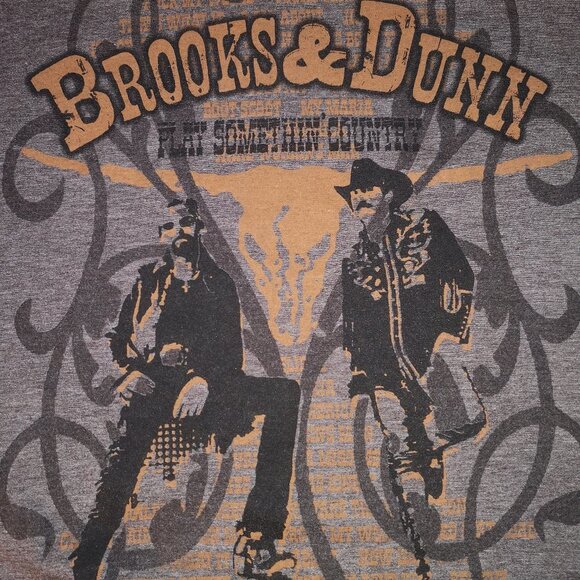 Next Level Apparel Brooks & Dunn Ladies Size Medium Lightweight T-shirt - Picture 3 of 7